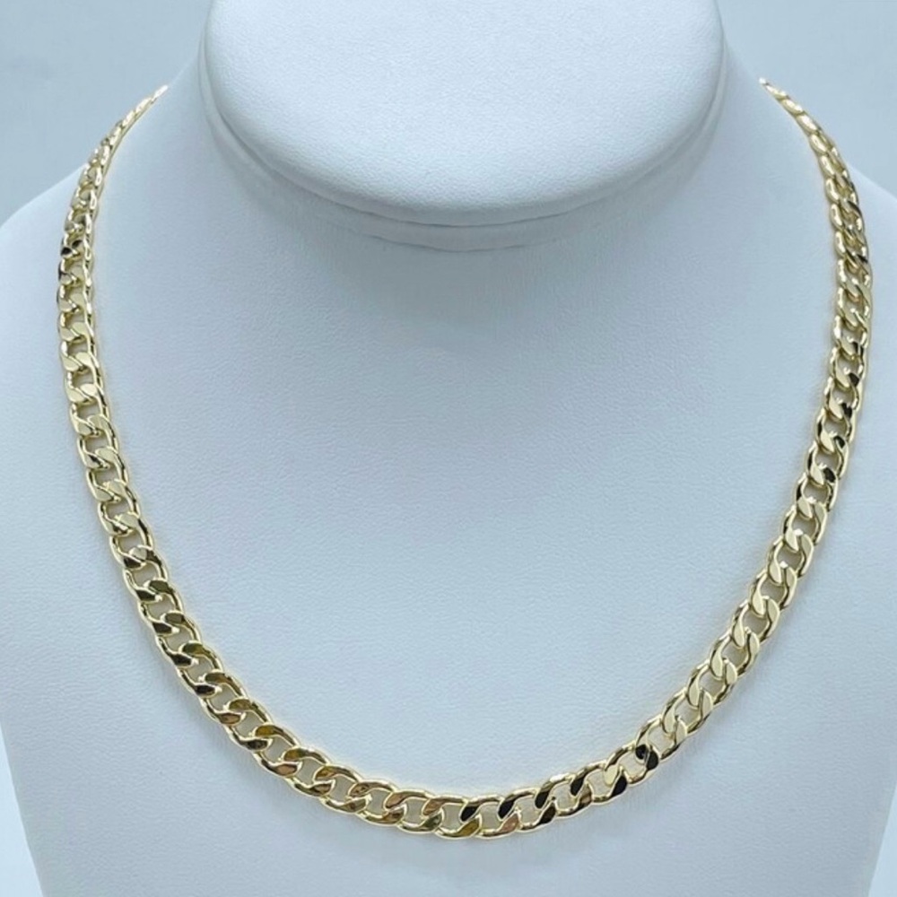 925 Silver Elegant 14K GOLD FILLED 32 inch Chain Necklace